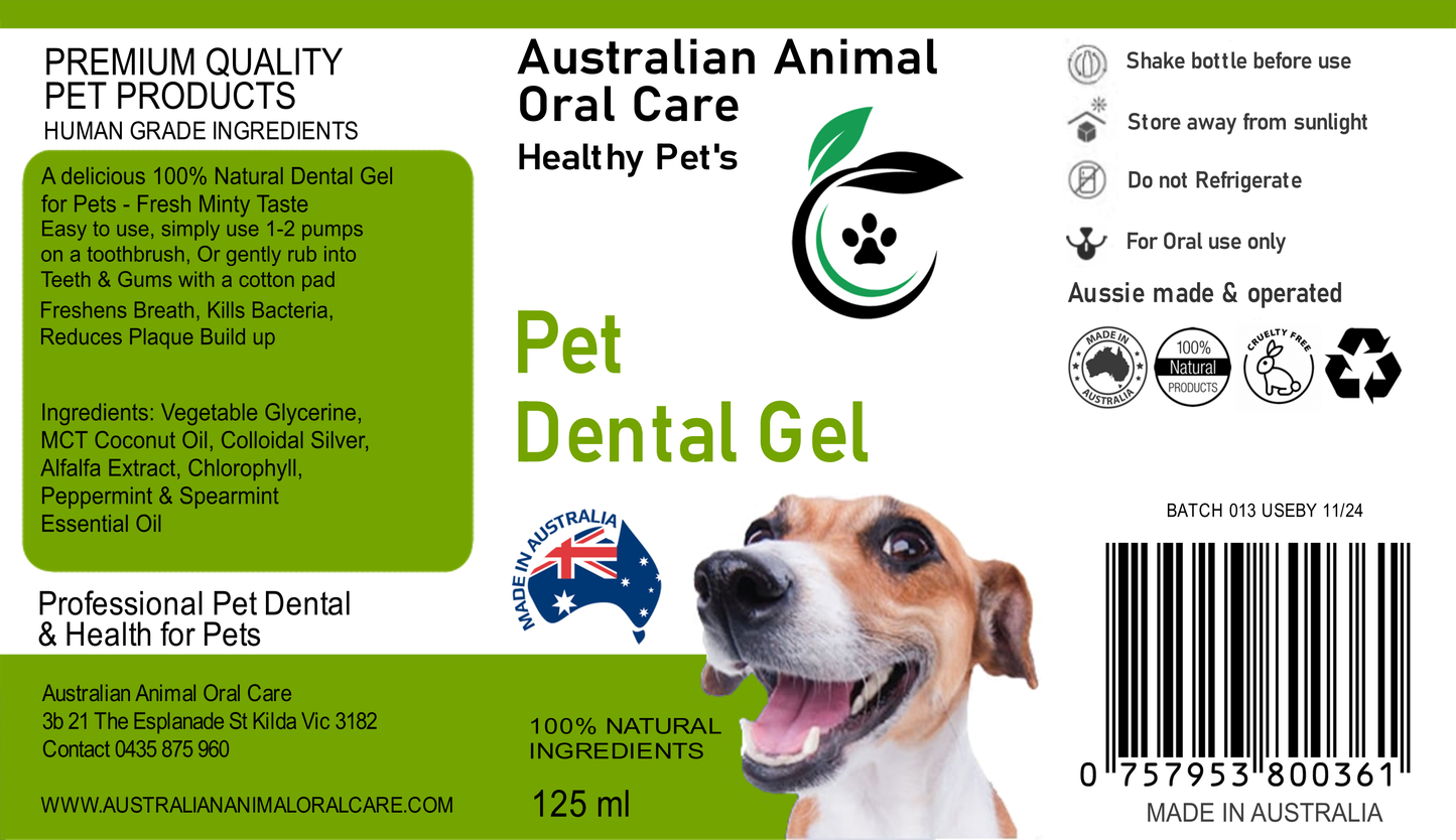 Pet Dental Gel