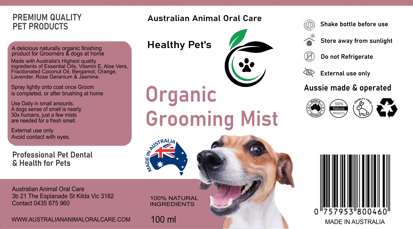 Organic Grooming Mist