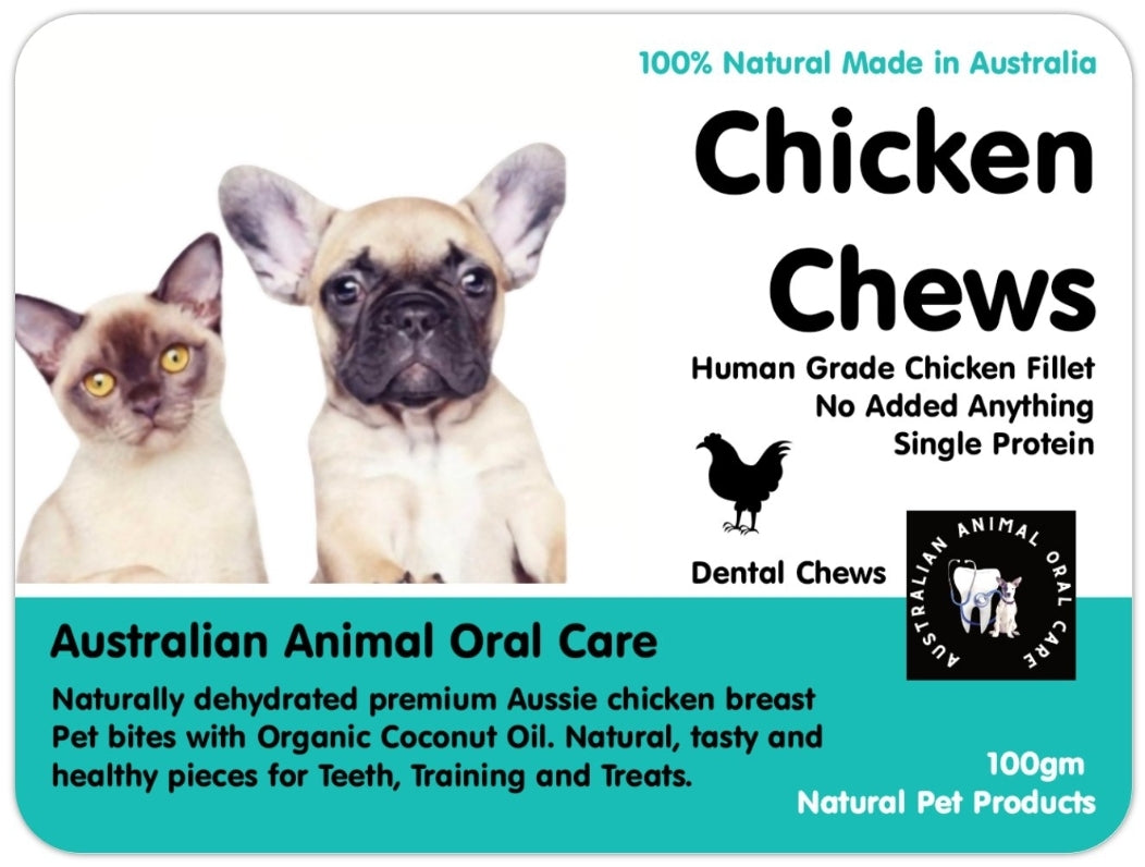 Chicken Dental Chews - 100% Natural Made in Australia